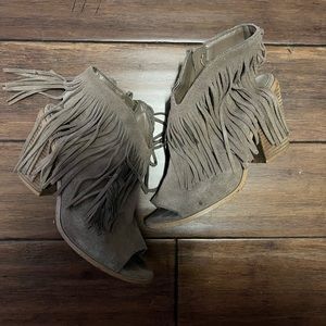 Steven Madden Fringe Booties